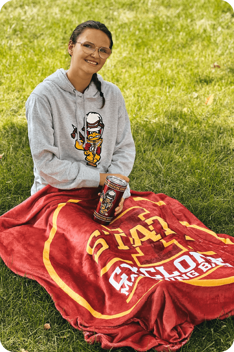 I-State Cyclone™ Marching Band Blanket (50in x 60in)